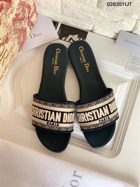 dior womens slippers|christian dior female slippers.